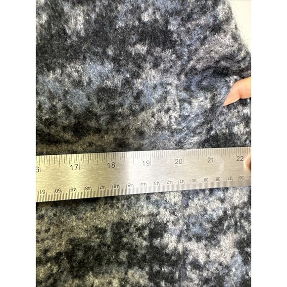 Athleta Westlake Textured Cardigan Sweater Womens L Fog Camo Cool Comfy Preppy‎ - Picture 8 of 8